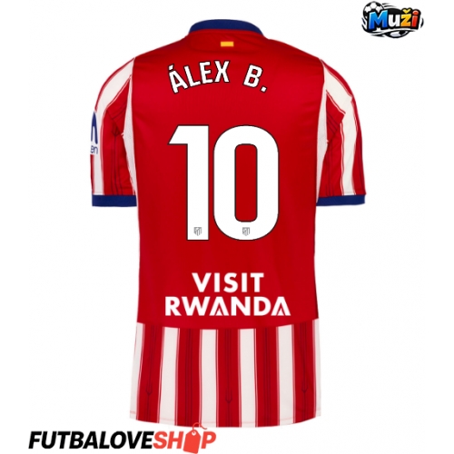 Dres Atletico Madrid Alex Baena #10 Domáci 2026-27 Krátky Rukáv